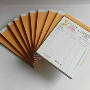 Bill Books and Reciepts